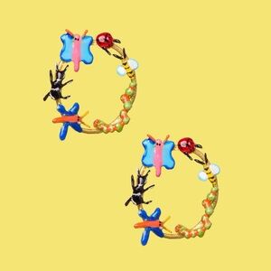 Susan Alexandra Buggy Hoops Earrings